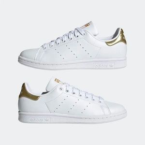White/Gold Adidas
